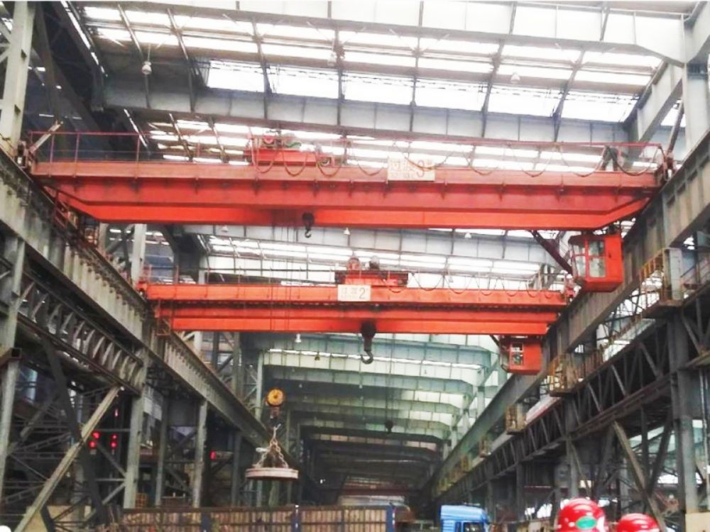 QP型電磁鐵抓斗兩用橋式起重機(jī)、兩用行車、天車