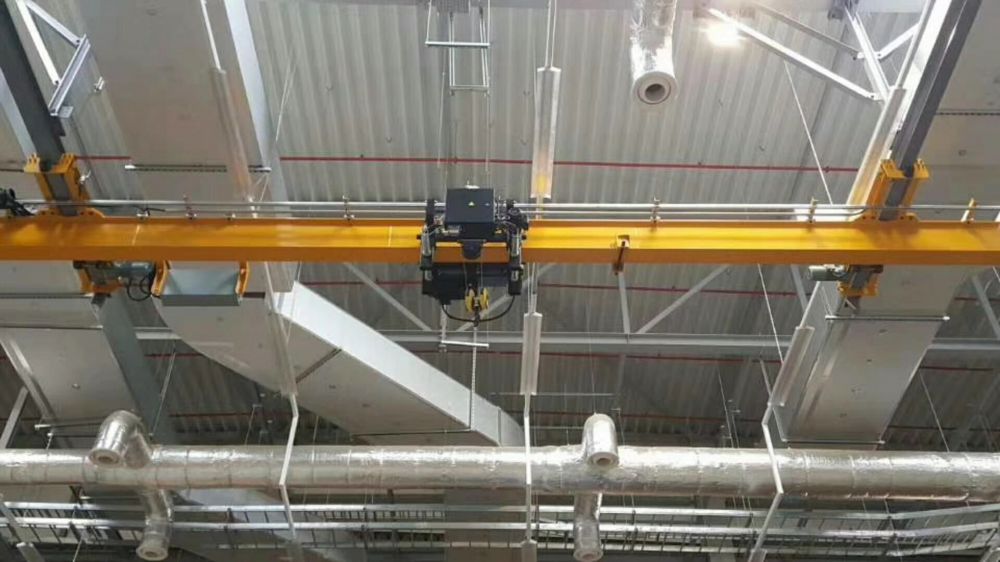 河南起重機，電動歐式新型單梁懸掛起重機
