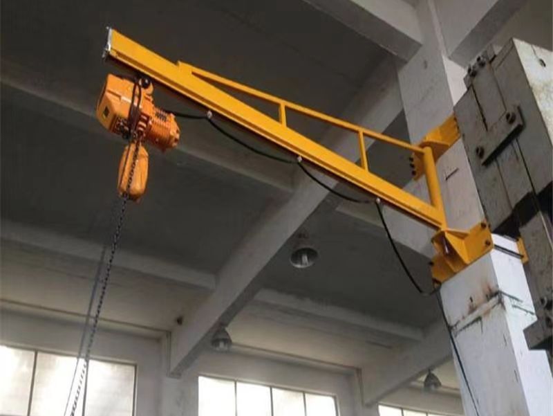 壁柱式懸臂吊、可以安裝在柱子上的懸臂起重機