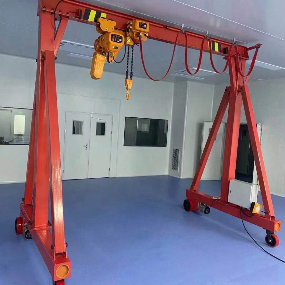 小型龍門架、簡易龍門吊、手動電動無軌小型門式起重機