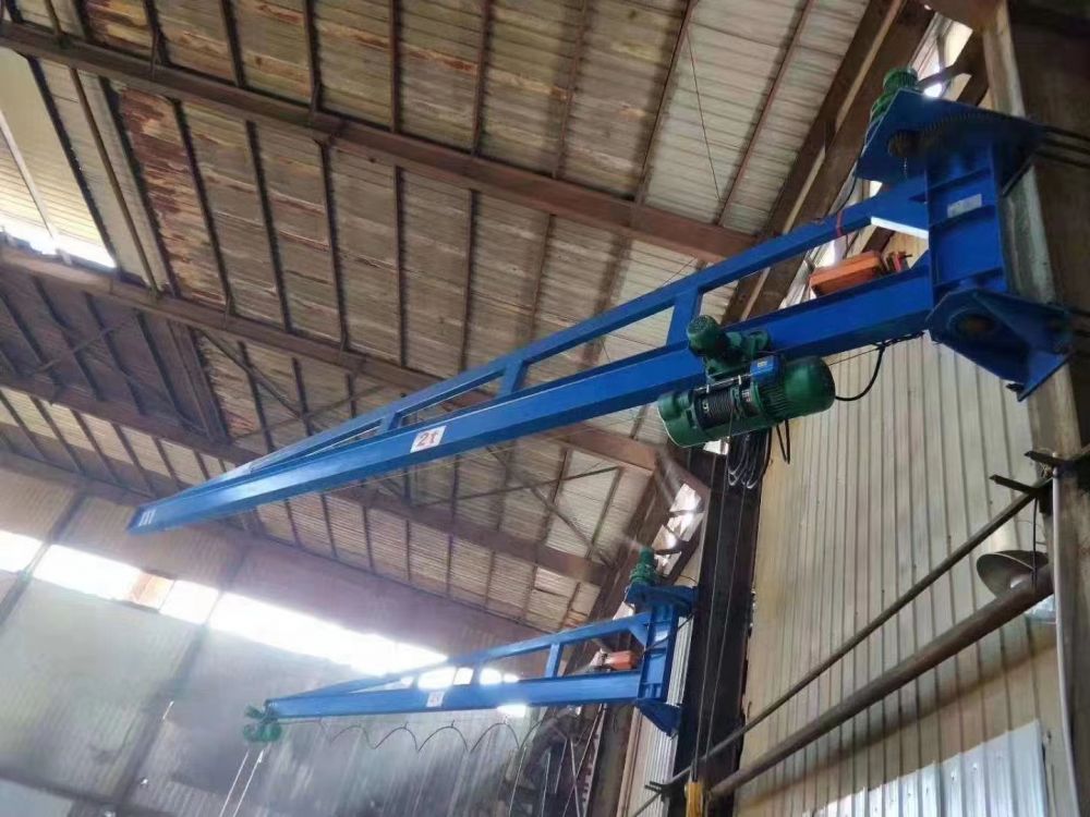 懸臂起重機廠家供應，壁柱式懸臂吊型號規(guī)格、起重量、半徑