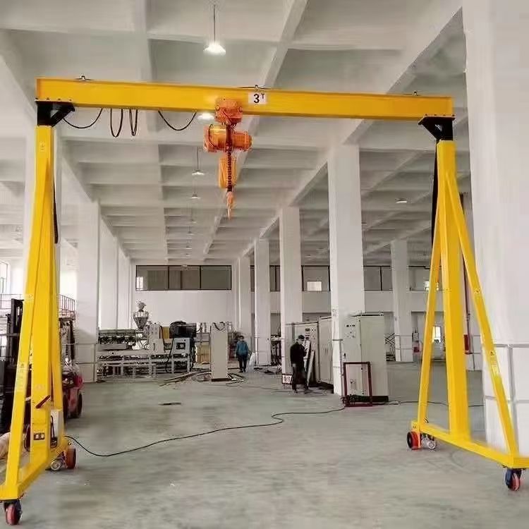 電動無軌龍門架、小型龍門吊、輕小型門式起重機廠家制造、噸位、價格