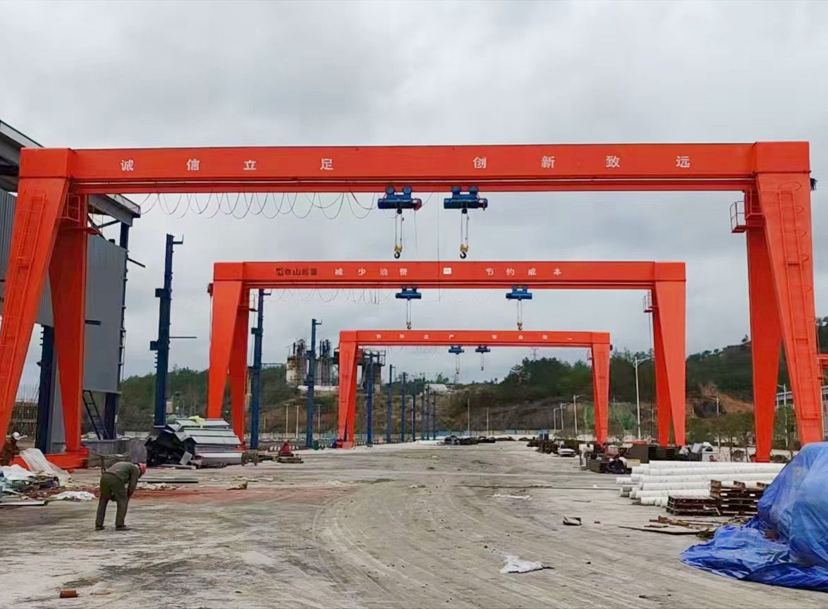 北京起重機、河南起重機廠家銷售、MHE型電動葫蘆雙梁門式起重機